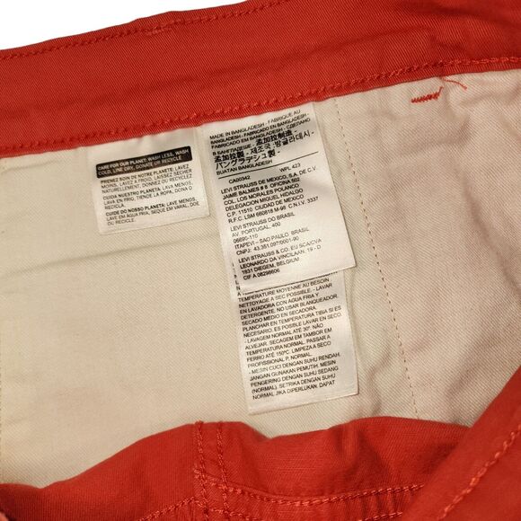 Levi's 511 Hybrid Trouser Pants Jeans Mens Size W31 x L30 13151-0119 Salmon - Picture 9 of 9